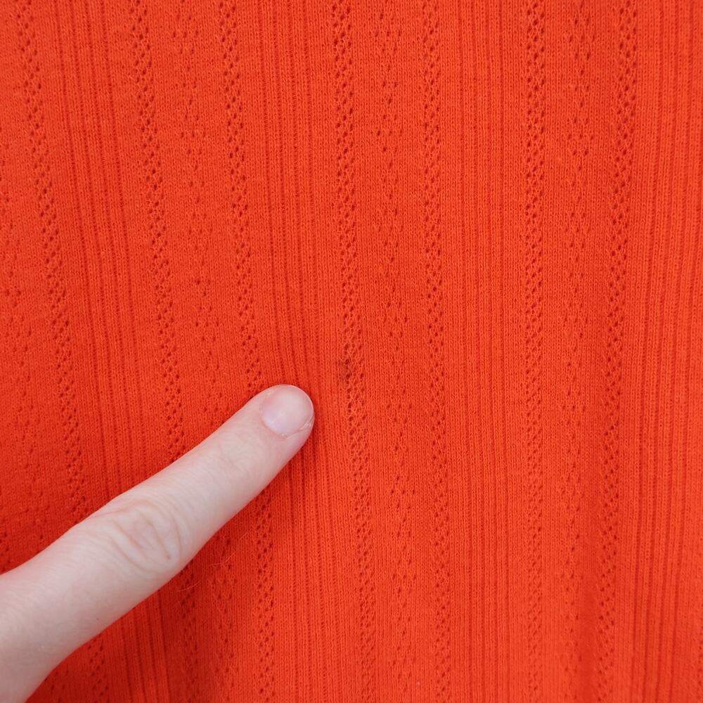 J.Crew Pointelle Tank Top Aperitif Red Size Medium NWT - Picture 9 of 10